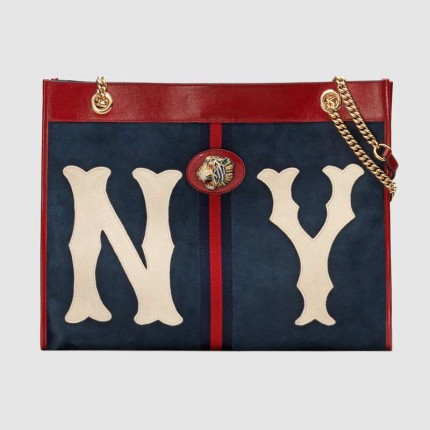 Rajah large tote with NY Yankees™ patch blue 537219