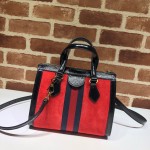 Gucci Ophidia small tote bag red 547551