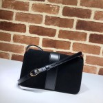 Gucci Arli small shoulder bag black suede 550129