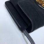 Gucci Arli small shoulder bag black suede 550129