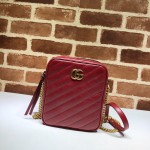 Gucci GG Marmont mini shoulder bag red 550155