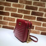 Gucci GG Marmont mini shoulder bag red 550155