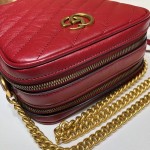 Gucci GG Marmont mini shoulder bag red 550155