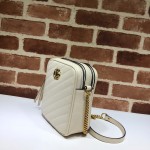 Gucci GG Marmont mini shoulder bag white 550155