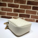 Gucci GG Marmont mini shoulder bag white 550155