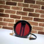 Gucci Ophidia mini GG round shoulder bag red 550618