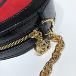 Gucci Ophidia mini GG round shoulder bag red 550618