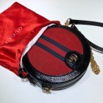 Gucci Ophidia mini GG round shoulder bag red 550618