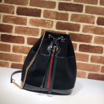 Gucci Rajah medium bucket bag black 553961