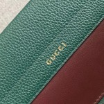 Gucci Zumi grainy leather medium top handle bag in Dark Green