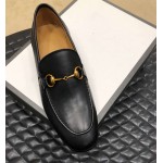 Gucci Jordaan leather loafer black 406994