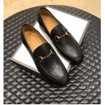 Gucci Jordaan leather loafer black 406994