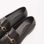 Gucci Horsebit leather loafer black 407314