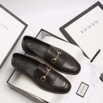 Gucci Horsebit leather loafer black 407314