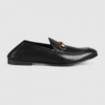 Gucci Horsebit leather loafer black 407314