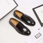 Gucci Leather loafer  black 473475