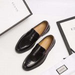 Gucci Leather loafer  black 473475