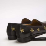 Gucci embroidered Leather loafer black 527935