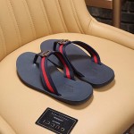 Gucci Web strap thong sandal 322744