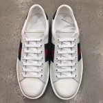 Gucci Ace leather sneaker shoes white 386750