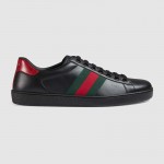 Gucci Ace leather sneaker black 386750