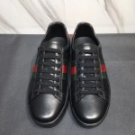 Gucci Ace leather sneaker black 386750