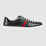 Ace Gucci Signature sneaker black 386750