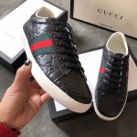 Ace Gucci Signature sneaker black 386750