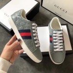 Ace Gucci Signature sneaker grey 386750