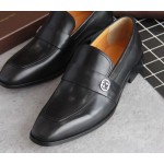 Gucci Leather loafer black 407295