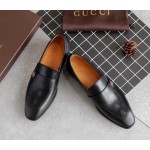 Gucci Leather loafer black 407295