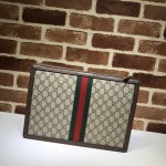 Gucci GG Supreme portfolio beige 523359