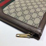 Gucci GG Supreme portfolio beige 523359