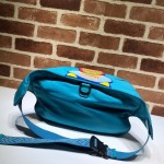 Gucci Belt bag with Gucci '80s patch light blue 536842