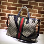 Gucci Web techno canvas duffle beige 359261