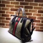 Gucci Web techno canvas duffle beige 359261