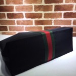 Gucci Web techno canvas duffle black 359261