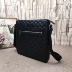 Gucci Signature leather messenger black 406408