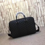 Gucci Signature leather briefcase black 435322