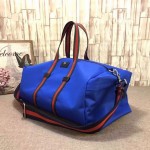 Gucci Technical canvas duffle blue 450983