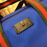 Gucci Technical canvas duffle blue 450983