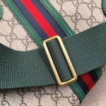 Gucci Soft GG Supreme duffle bag with Web Green 459311