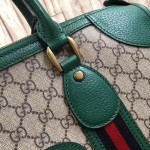 Gucci Soft GG Supreme duffle bag with Web Green 459311