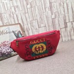 Gucci Coco Capitán logo belt bag red 493869