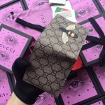 Gucci Bee print GG Supreme wallet 451268