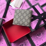 Gucci Angry Cat print GG Supreme wallet 451268