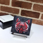 Gucci GG Supreme wallet with wolf beige 451268