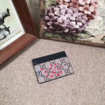 Gucci Kingsnake print GG Supreme card case 451277