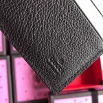 Gucci Print leather bi-fold wallet black 496309