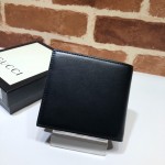 Gucci Leather wallet with Gucci logo black 547585